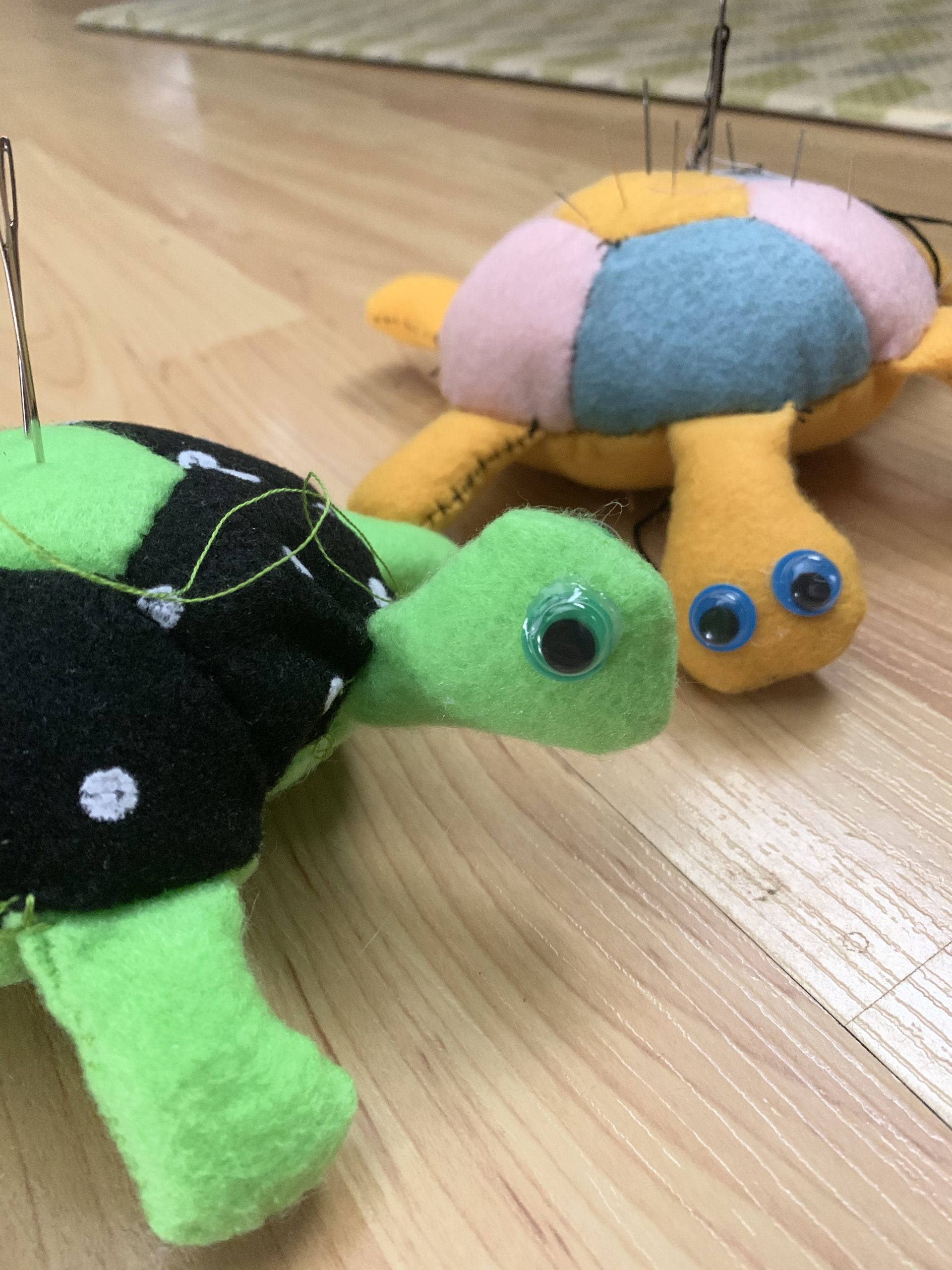 Mini Turtle Pin Cushion (or stuffie!) Tutorial PaintBox Art Studio