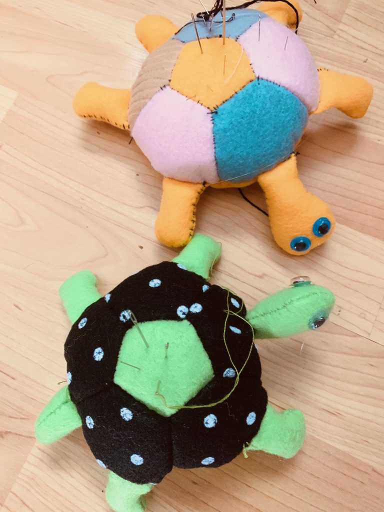 Mini Turtle Pin Cushion (or stuffie!) Tutorial – PaintBox Art Studio